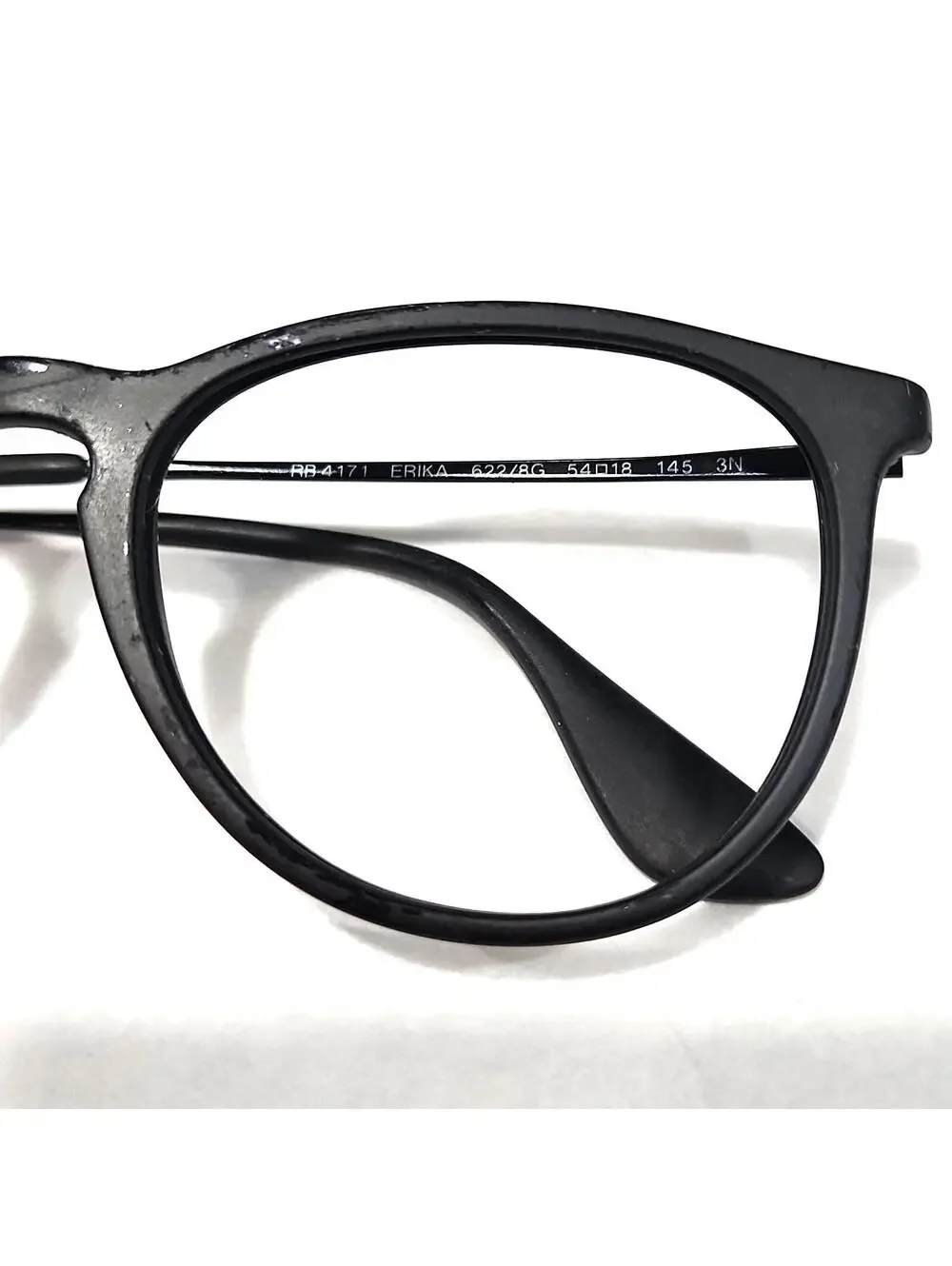 Ray Ban RB4171 Erika 622/8G No Lenses Lg Sz Black Sunglasses Frame 54-18 145 PP